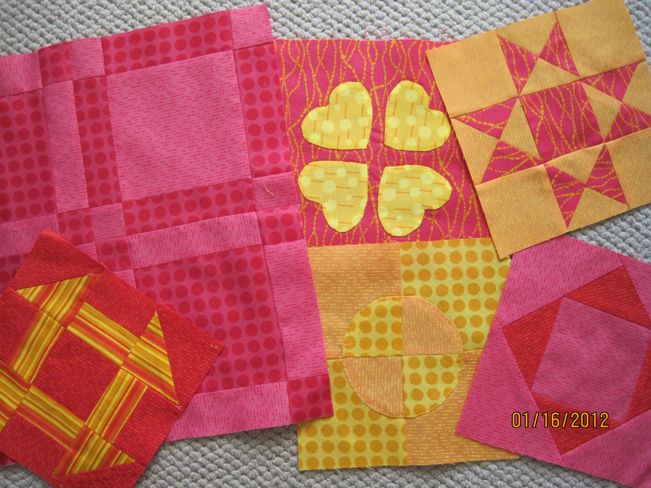 ORANGE & YELLOW MEET PINK & RED