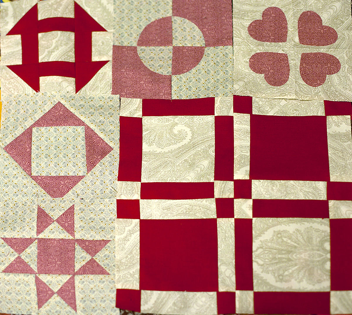 my 1st January blocks